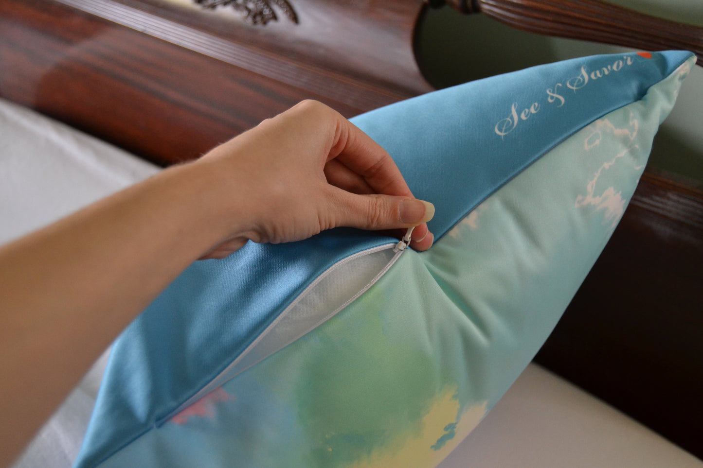 Psychedelic Sky Pillow (3 sizes)