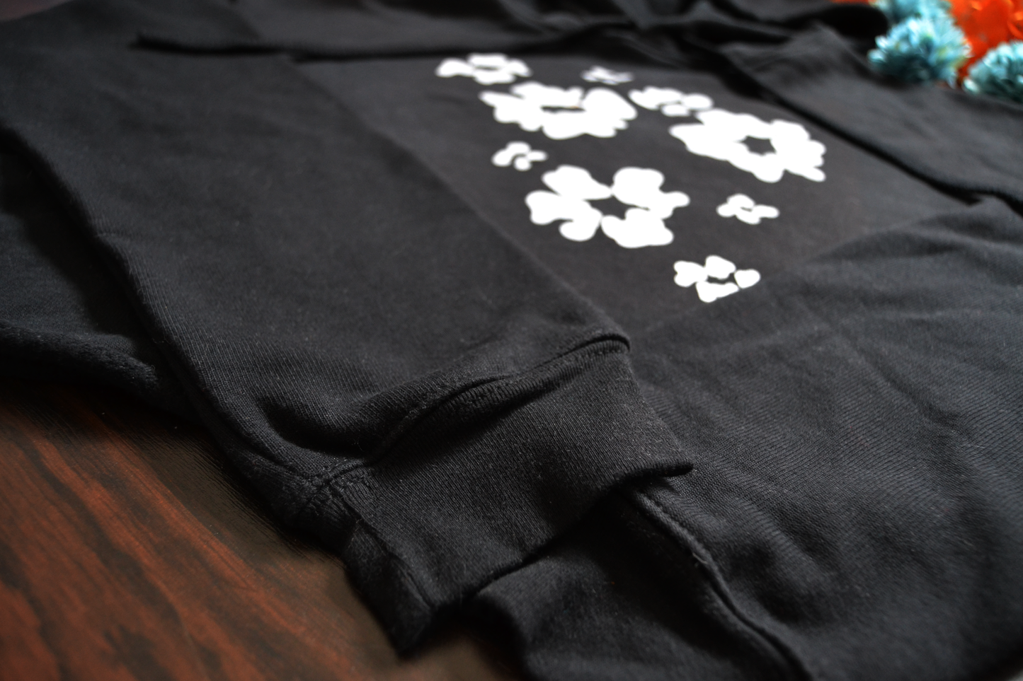 Abstract Flower Crop Hoodie
