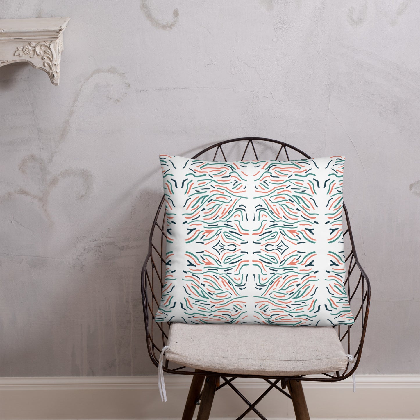 Abstract Color Pillow (3 sizes)