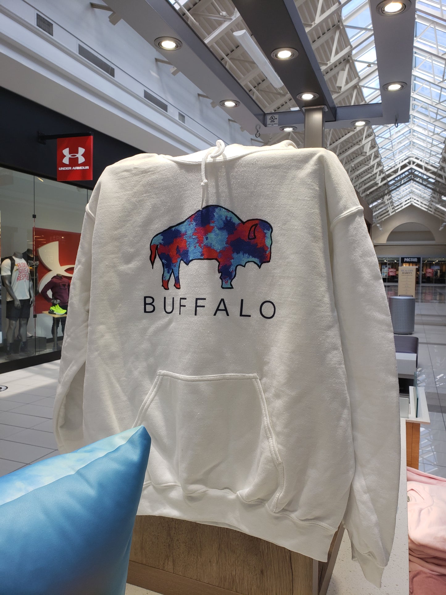 Red & Blue Buffalo Hoodie (Unisex)