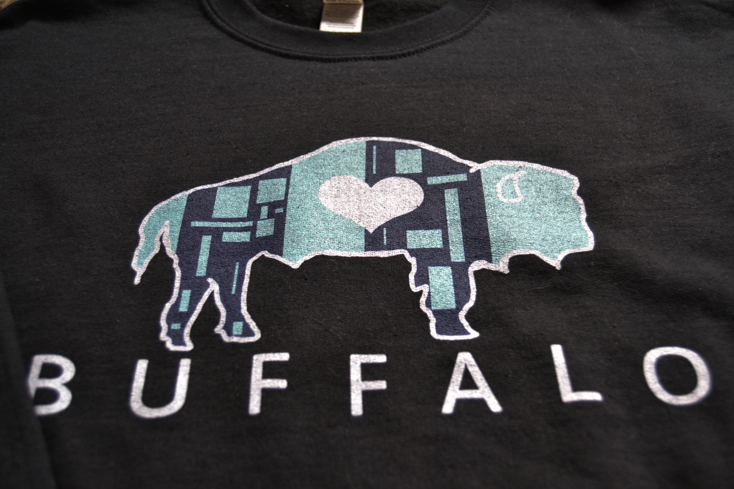 Buffalo Heart Graphic Sweatshirt