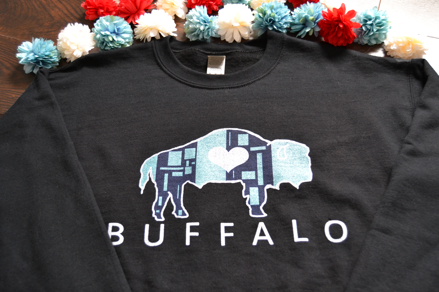 Buffalo Heart Graphic Sweatshirt