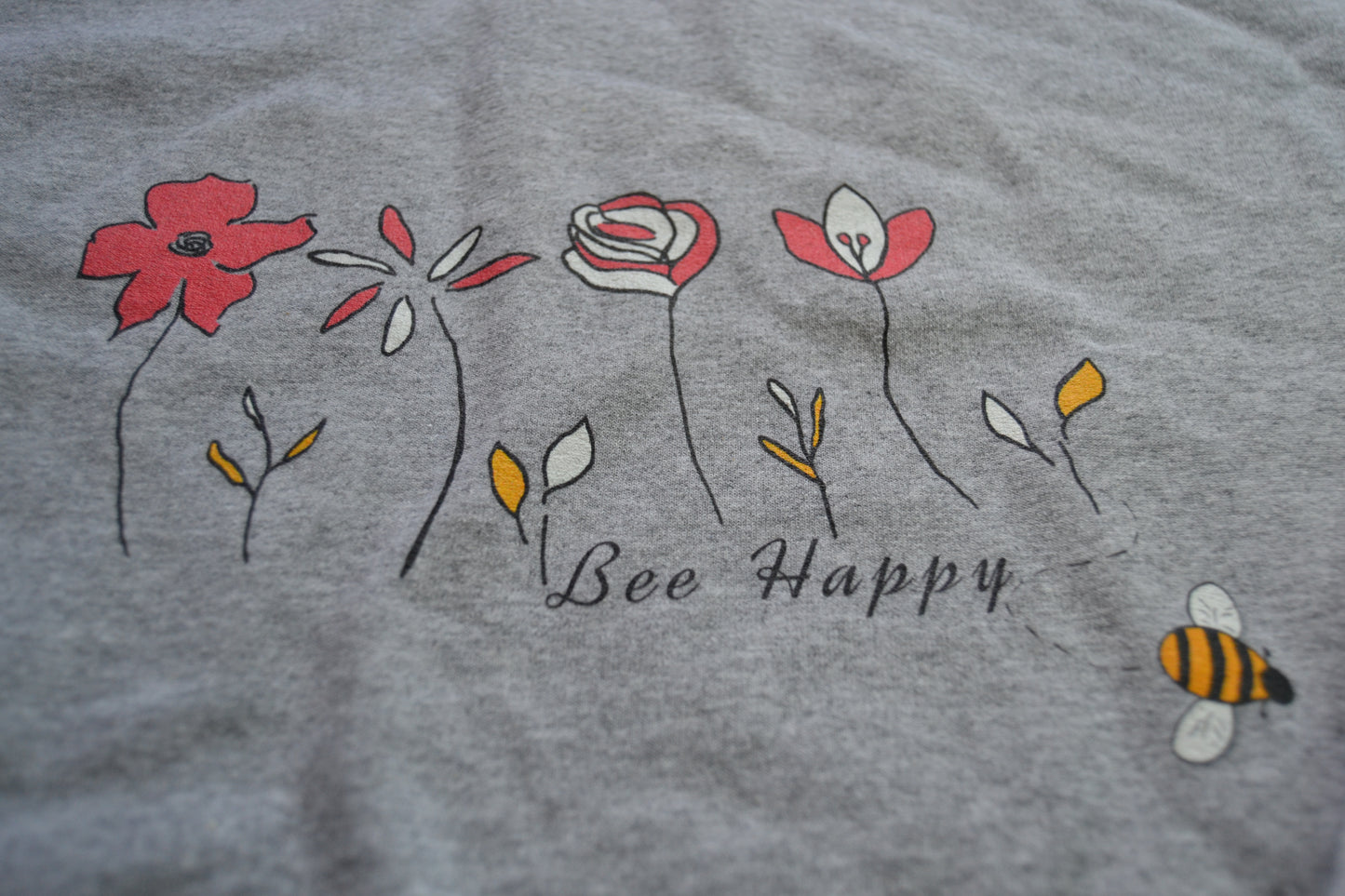 Bee Happy Sweatshirt (Unisex)