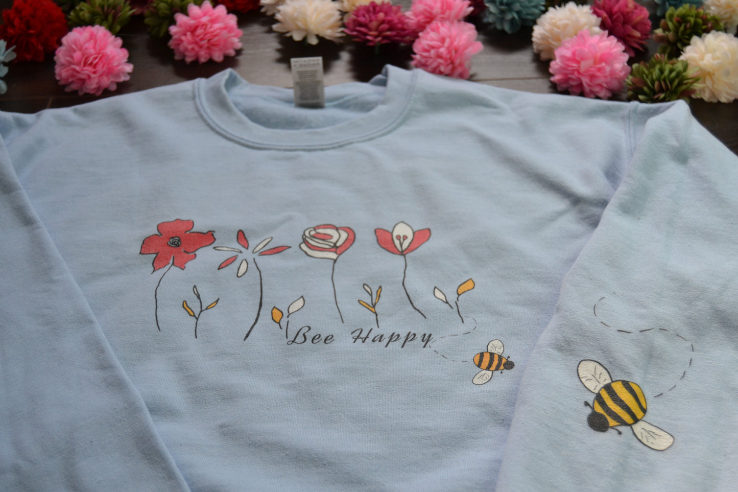 Bee Happy Sweatshirt (Unisex)