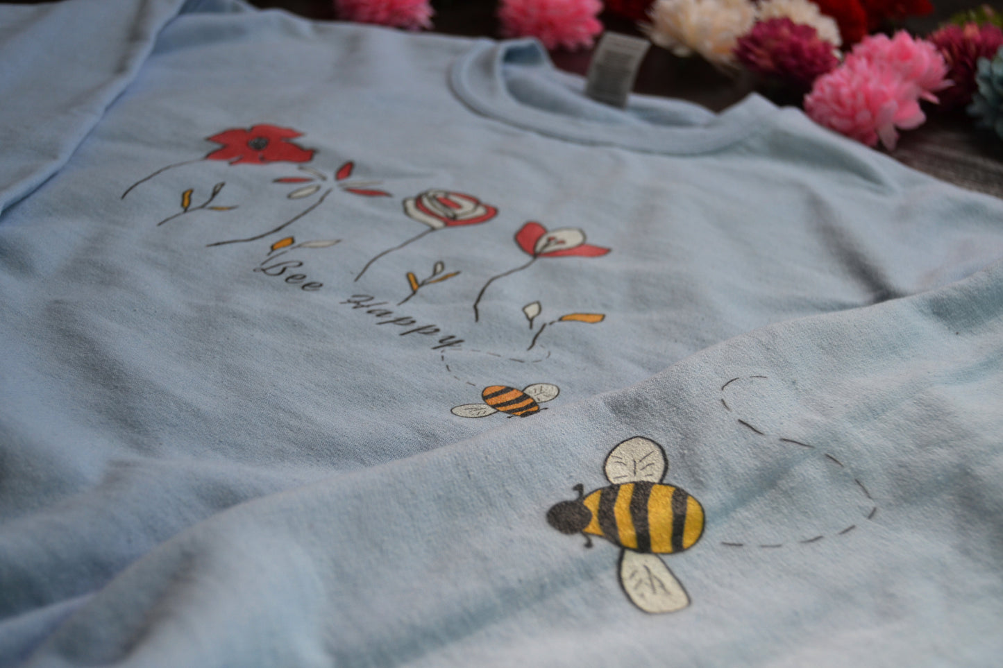 Bee Happy Sweatshirt (Unisex)