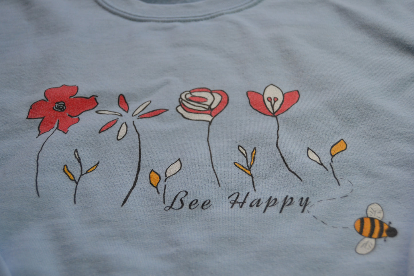 Bee Happy Sweatshirt (Unisex)