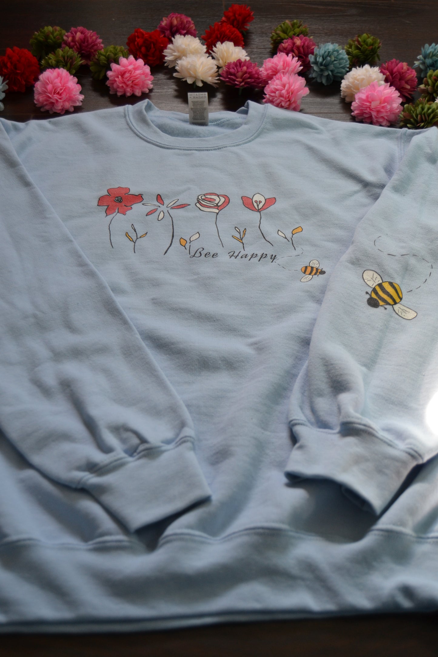 Bee Happy Sweatshirt (Unisex)