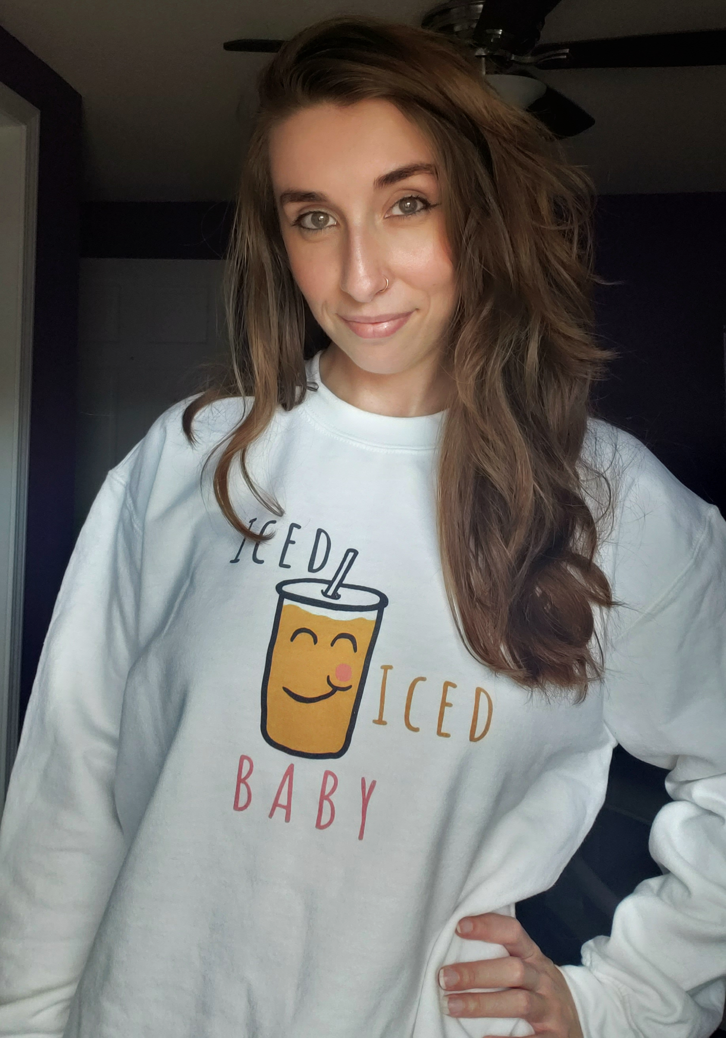 Iced Iced Baby (Iced Coffee) Sweatshirt - Unisex Sizing