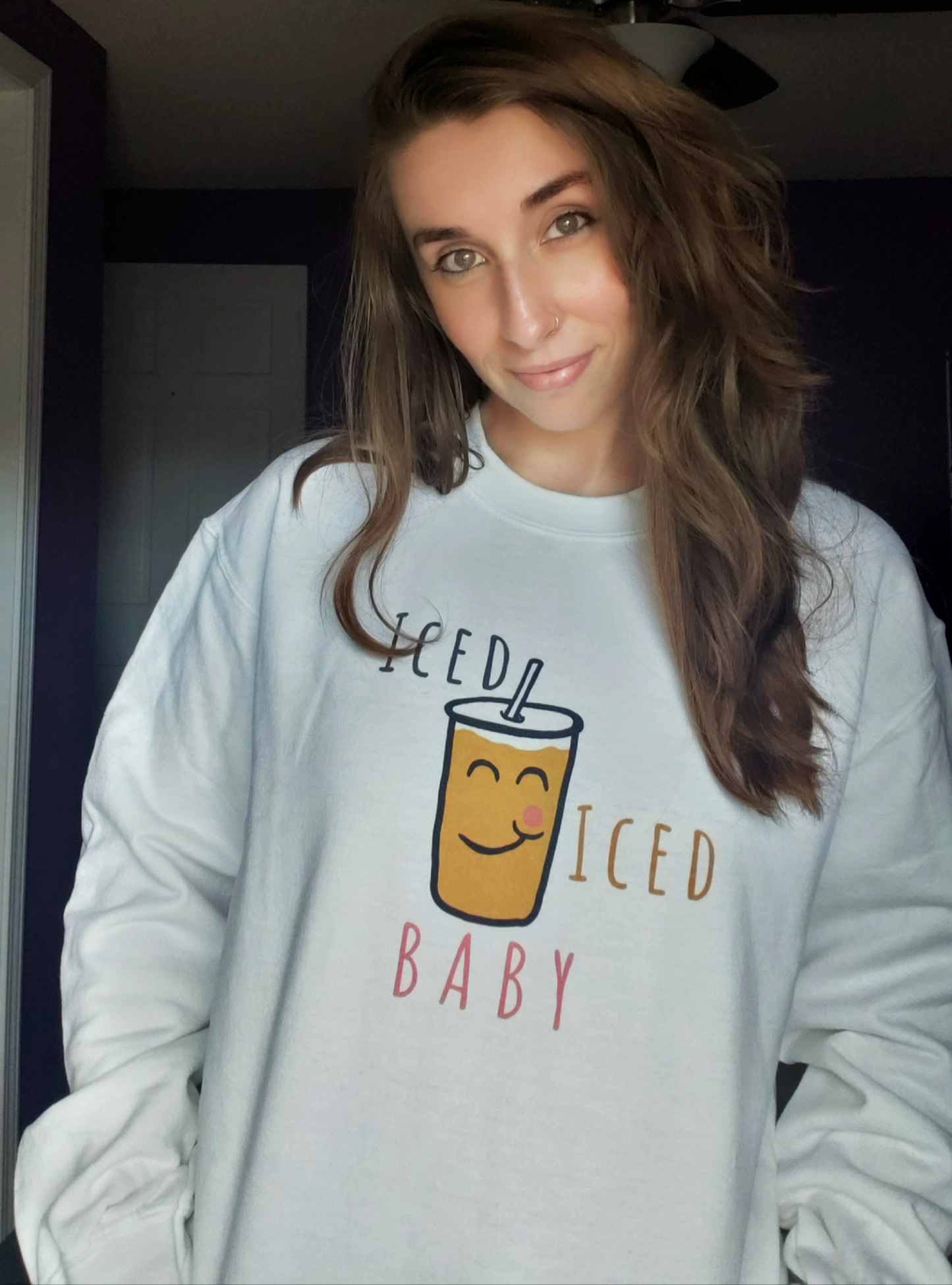 Iced Iced Baby (Iced Coffee) Sweatshirt - Unisex Sizing